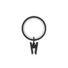 Umbra Cappa Matte Black Clip Ring 3.25 in. L 245992-038